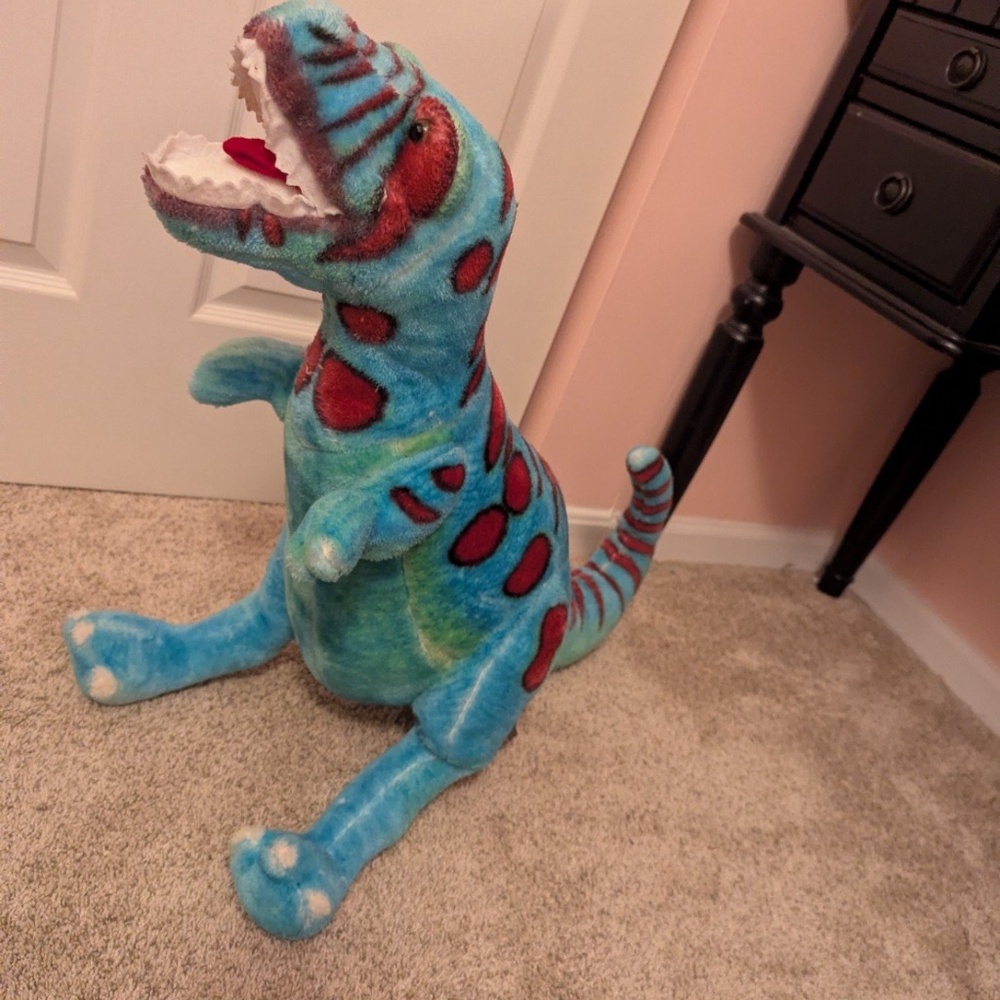 Melissa & Doug T-Rex Dinosaur - Lifelike Stuffed Animal (over 2 feet tall)